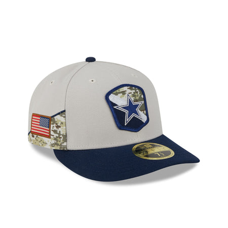 Dallas Cowboys 2023 Salute to Service Low Profile 59FIFTY Fitted Hat