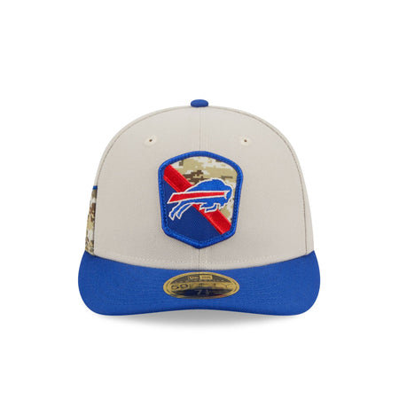 Buffalo Bills 2023 Salute to Service Low Profile 59FIFTY Fitted Hat