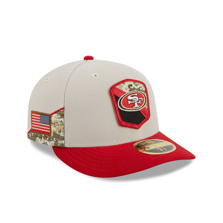San Francisco 49ers 2023 Salute to Service Low Profile 59FIFTY Fitted Hat