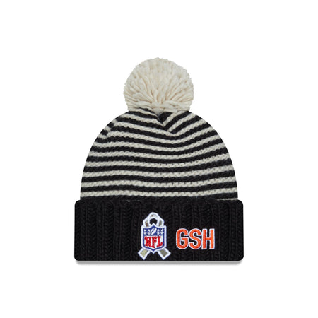 Chicago Bears 2023 Salute to Service Women's Pom Knit Hat