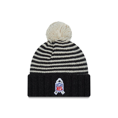 Pittsburgh Steelers 2023 Salute to Service Women's Pom Knit Hat