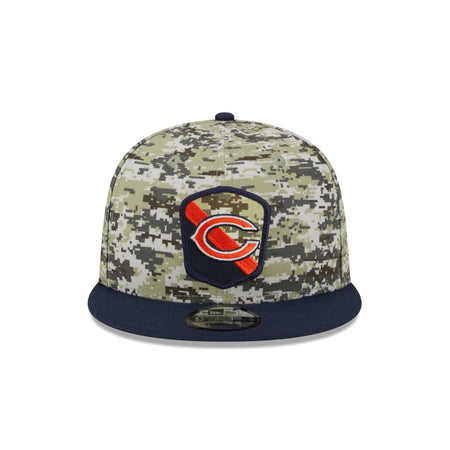 Chicago Bears 2023 Salute to Service Camo 9FIFTY Snapback Hat
