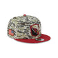 Arizona Cardinals 2023 Salute to Service Camo 9FIFTY Snapback Hat