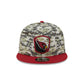 Arizona Cardinals 2023 Salute to Service Camo 9FIFTY Snapback Hat