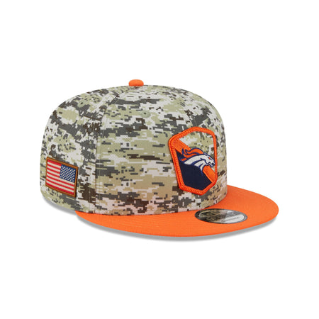Denver Broncos 2023 Salute to Service Camo 9FIFTY Snapback Hat