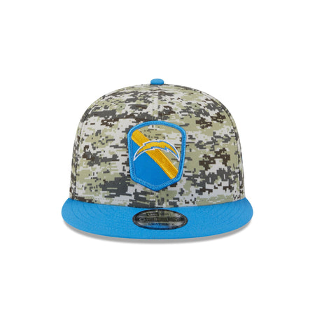 Los Angeles Chargers 2023 Salute to Service Camo 9FIFTY Snapback Hat