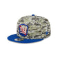 New York Giants 2023 Salute to Service Camo 9FIFTY Snapback Hat
