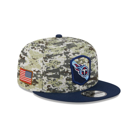 Tennessee Titans 2023 Salute to Service Camo 9FIFTY Snapback Hat