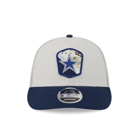 Dallas Cowboys 2023 Salute to Service Low Profile 9FIFTY Snapback Hat