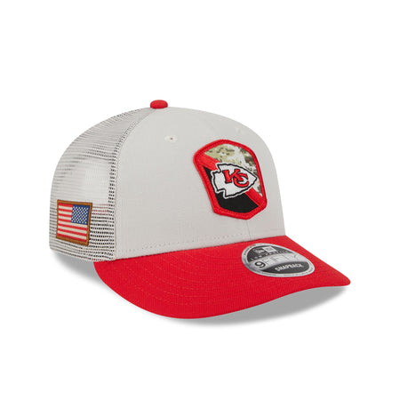 Kansas City Chiefs 2023 Salute to Service Low Profile 9FIFTY Snapback Hat