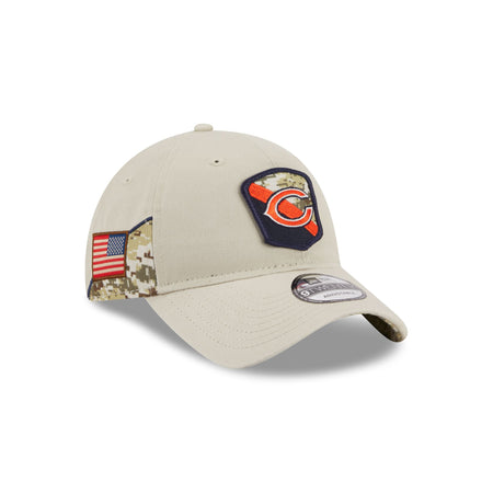 Chicago Bears 2023 Salute to Service 9TWENTY Adjustable Hat
