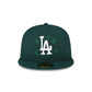 Born X Raised Los Angeles Dodgers 100 Anniversary Green 59FIFTY Fitted