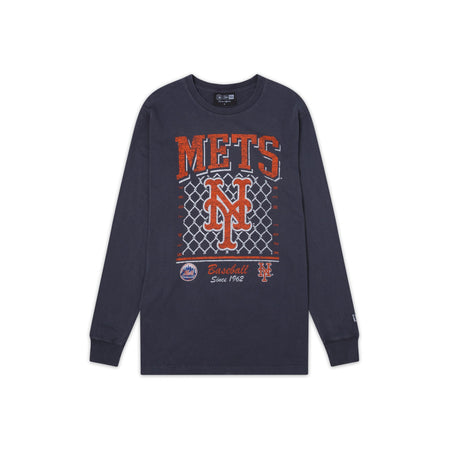 New York Mets Old School Sport Long Sleeve T-Shirt