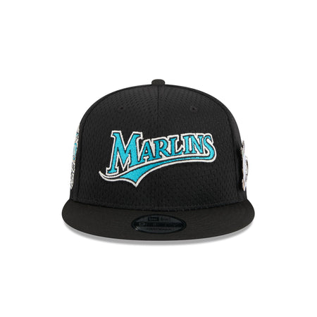 Miami Marlins Post-Up Pin 9FIFTY Snapback Hat