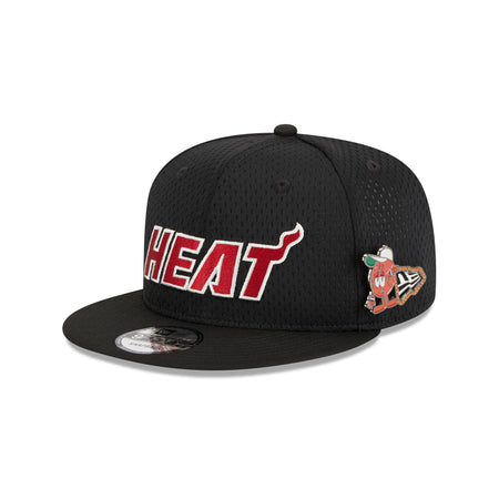 Miami Heat Post-Up Pin 9FIFTY Snapback Hat