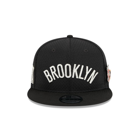 Brooklyn Nets Post-Up Pin 9FIFTY Snapback Hat