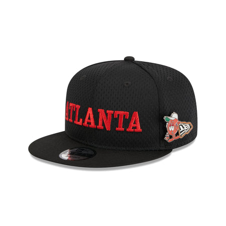 Atlanta Hawks Post-Up Pin 9FIFTY Snapback Hat