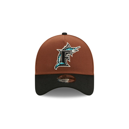 Miami Marlins Harvest 9FORTY A-Frame Snapback Hat