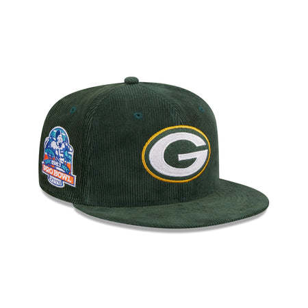 Green Bay Packers Throwback Corduroy 59FIFTY Fitted Hat