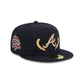 Atlanta Braves Gold Leaf 59FIFTY Fitted Hat
