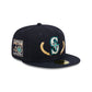 Seattle Mariners Gold Leaf 59FIFTY Fitted Hat
