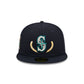 Seattle Mariners Gold Leaf 59FIFTY Fitted Hat