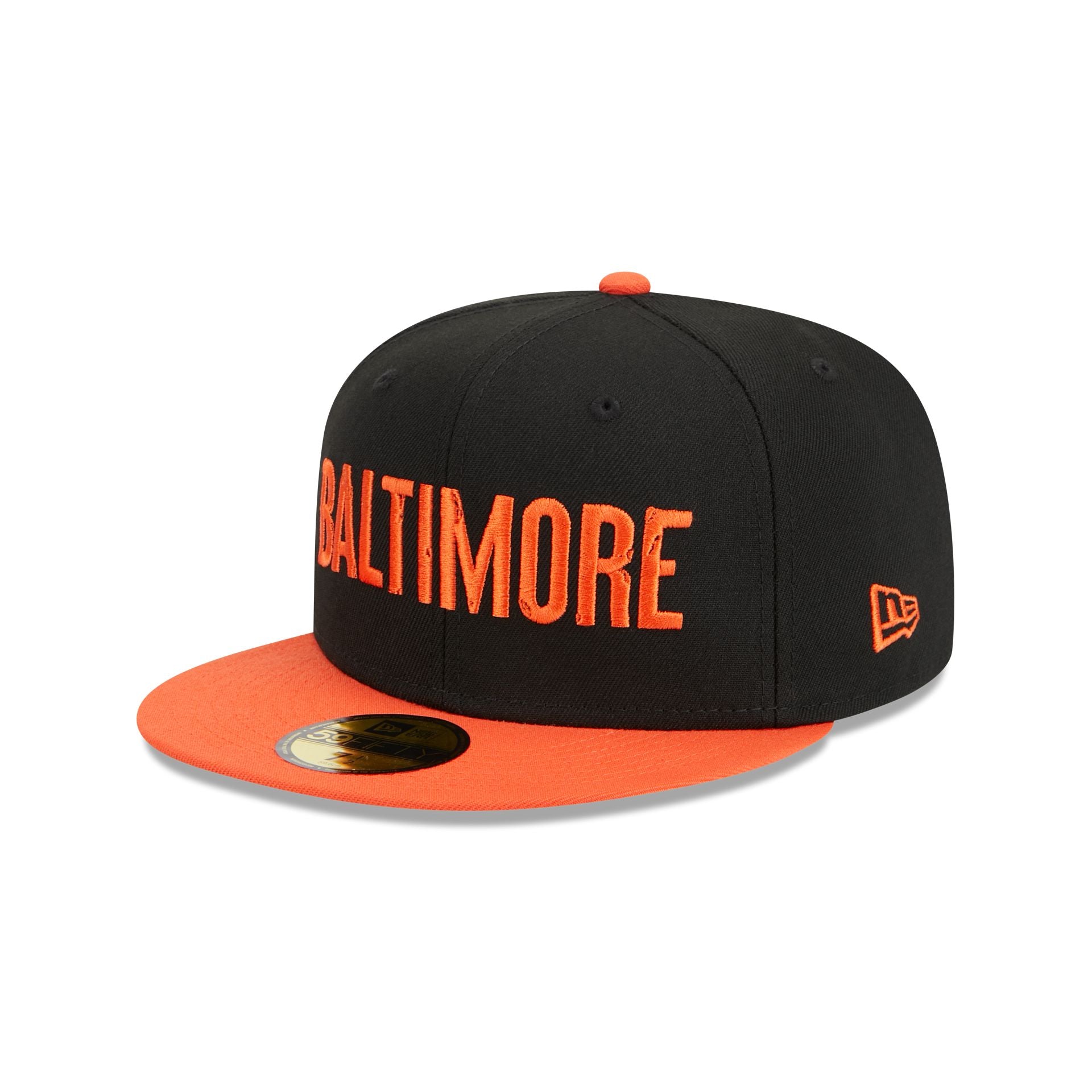Men’s Baltimore Orioles Black City Patch 59Fifty Fitted Hats