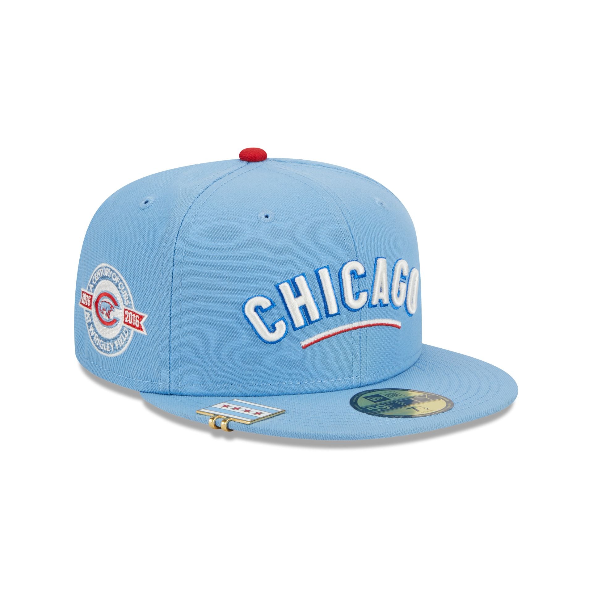 Men’s Chicago Cubs Gray Floral Undervisor 59FIFTY Fitted Hats