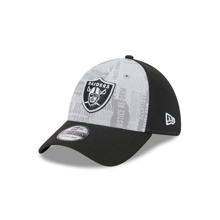 Las Vegas Raiders 2023 Inspire Change 39THIRTY Stretch Fit Hat