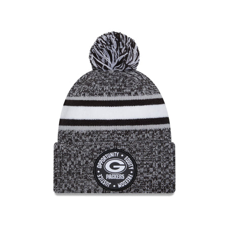 Green Bay Packers 2023 Inspire Change Pom Knit Hat