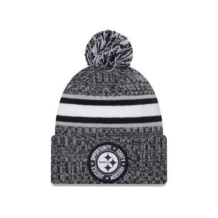 Pittsburgh Steelers 2023 Inspire Change Pom Knit Hat
