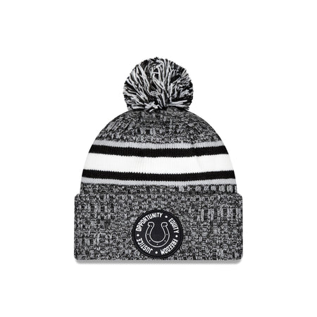 Indianapolis Colts 2023 Inspire Change Pom Knit Hat