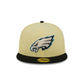 Philadelphia Eagles Soft Yellow 59FIFTY Fitted