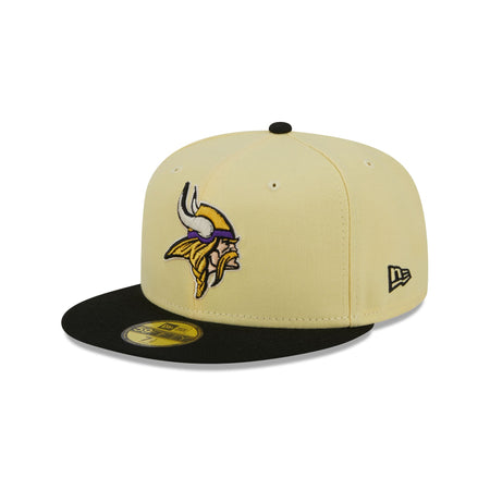 Minnesota Vikings Soft Yellow 59FIFTY Fitted Hat
