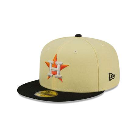Houston Astros Soft Yellow 59FIFTY Fitted Hat