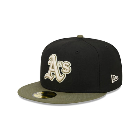 Oakland Athletics Khaki Green 59FIFTY Fitted Hat