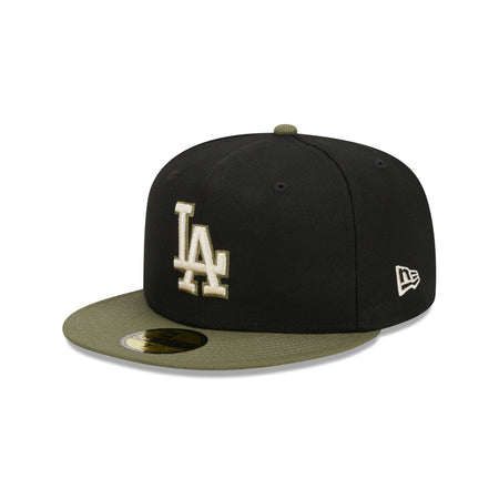 Los Angeles Dodgers Khaki Green 59FIFTY Fitted Hat