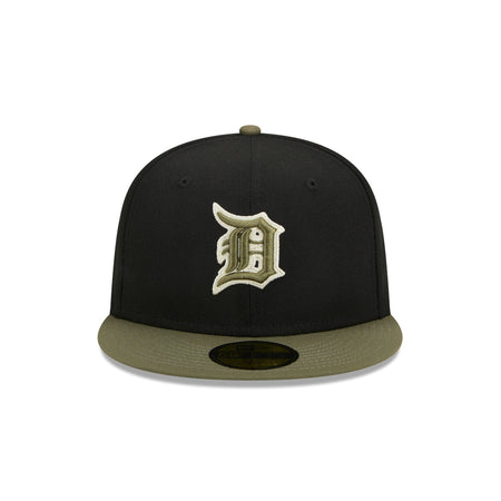 Detroit Tigers Khaki Green 59FIFTY Fitted Hat