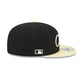 Chicago Cubs Pale Yellow Visor 9FIFTY Snapback Hat