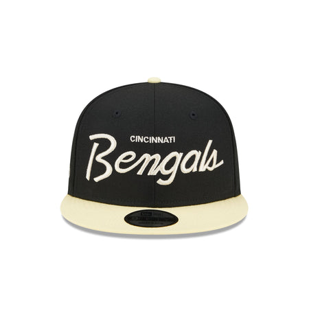 Cincinnati Bengals Pale Yellow Visor 9FIFTY Snapback Hat