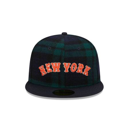New York Mets Plaid 59FIFTY Fitted Hat
