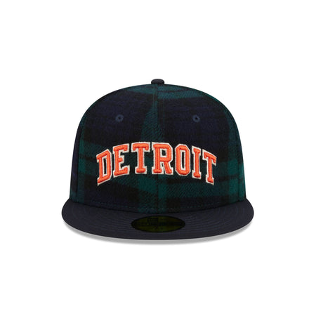 Detroit Tigers Plaid 59FIFTY Fitted Hat