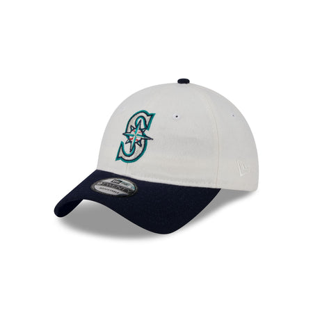 Seattle Mariners Plaid 9TWENTY Adjustable Hat
