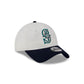 Seattle Mariners Plaid 9TWENTY Adjustable Hat