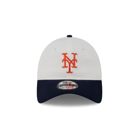 New York Mets Plaid 9TWENTY Adjustable Hat