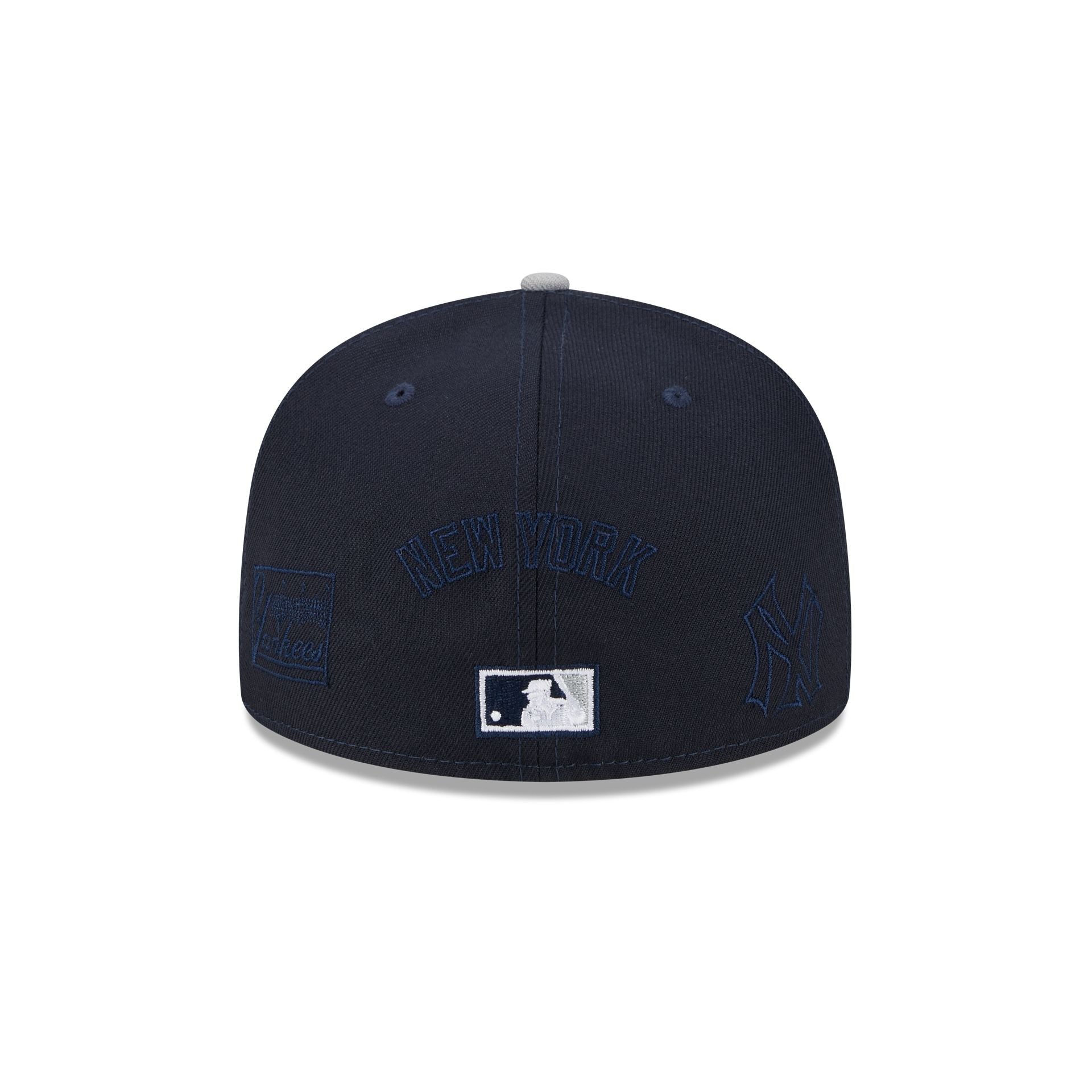 Men's Atlanta Braves New Era Navy Multi-Logo 59FIFTY Fitted Hat