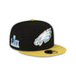 Philadelphia Eagles Chartreuse Visor 59FIFTY Fitted