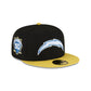 Los Angeles Chargers Chartreuse Visor 59FIFTY Fitted