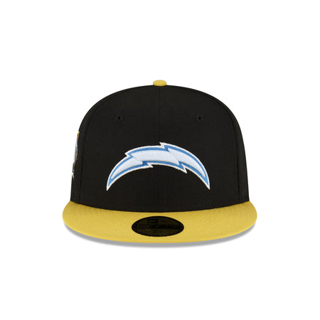 Los Angeles Chargers Chartreuse Visor 59FIFTY Fitted Hat
