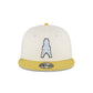 Oilers Chartreuse Chrome 9FIFTY Snapback
